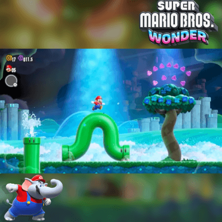 แผ่นเกม Nintendo Switch Game Super Mario Bros. Wonder Zone Asia / ภาษาอังกฤษ_4
